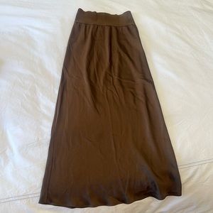 Theory silk skirt